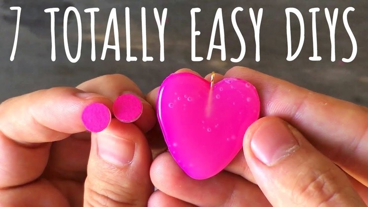 7 TOTALLY EASY DIY PROJECTS TO TRY