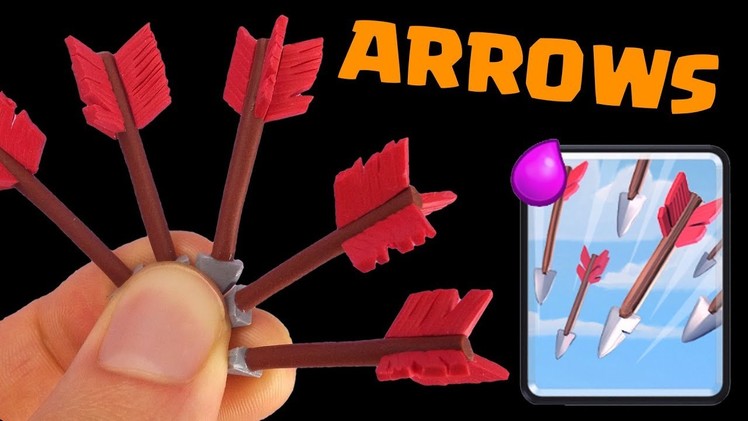 Arrows (Clash Royale) - DIY Miniature Fimo Polymer Clay Tutorial