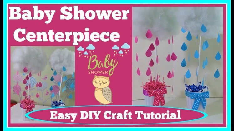 ????Baby Shower Centerpiece????. Easy DIY Tutorial