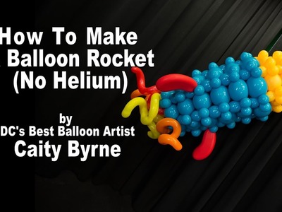 Balloon Rocket Ship DIY Tutorial