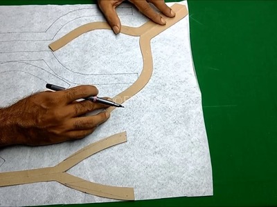 Basic neck design cutting tips for beginners  DIY tutorial മലയാളം, Basic neck pattern malayalam