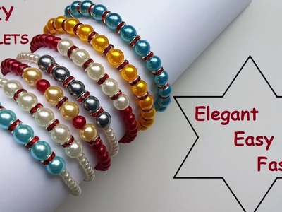 Bracelets making tutorial. Elegant Easy Fast DIY Bracelets