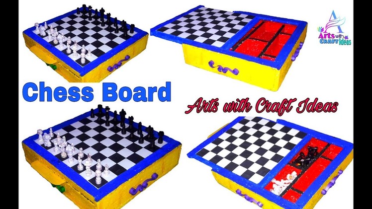 Crafting Chess Board with Tharmacol & Quelling-Papers:Arts with Craft Ideas