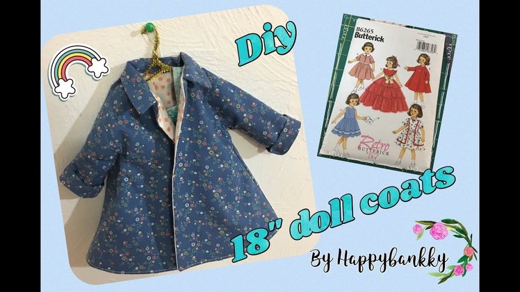 DIY 18 inch doll clothes tutorial # Journey girl doll # American girl# B6265Butterick pattern