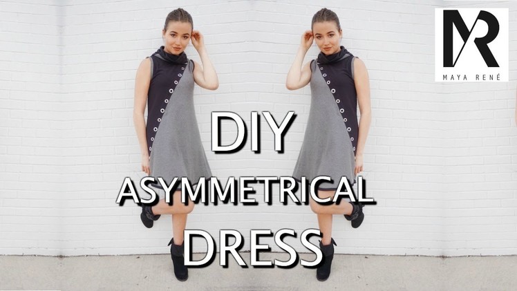 DIY Asymmetrical Dress | sewing tutorial #1