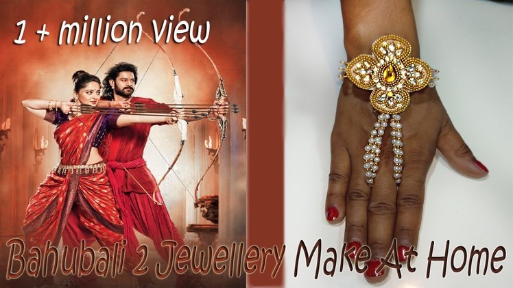 DIY : Bahubali 2 Jewellery Make At Home With  paper | Art With Creation |