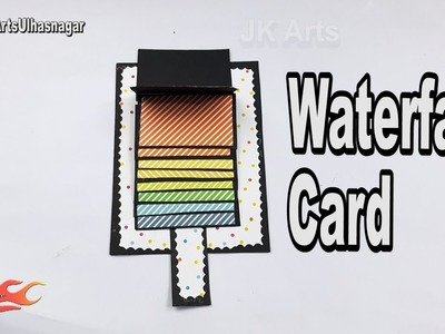 DIY Basic Waterfall Card Tutorial | Card for Scrapbook | JK Arts 1248