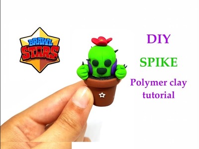 DIY Brawl Stars - Spike in a Pot - Polymer clay tutorial