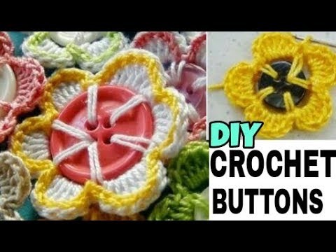 DIY|Crochet Buttons (Easy and Simple)|Homemade Easy Buttons|Beautiful Crochet Buttons|Beautiful You
