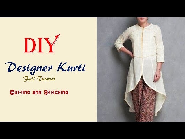 Neckline Design For Kurta/Kurti Made Simple & Easy (DIY) - YouTube