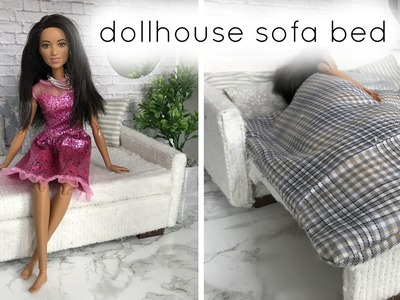 DIY: dollhouse sofa bed. pull-out couch