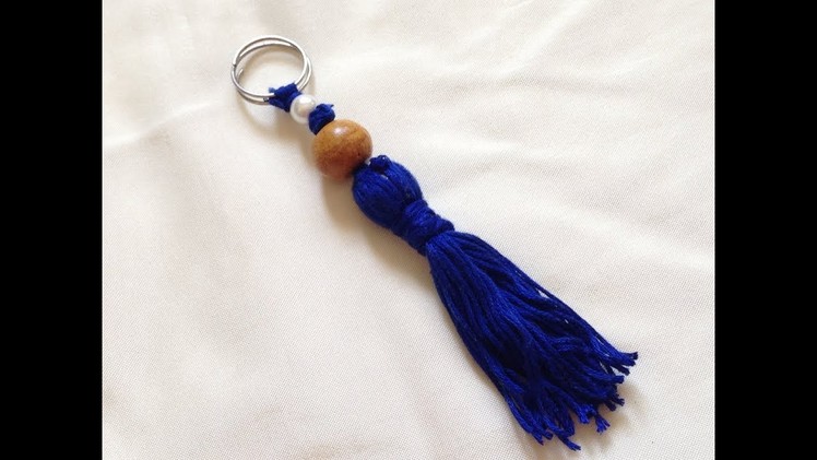 Diy Easy Tassel keychain From Thread | diy gift | Diy bag hanger |How to make Easy key chain at home