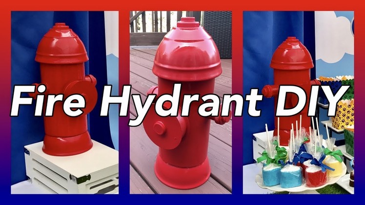DIY Fire Hydrant Table Centerpieces Prop  | Paw Patrol Party Decor