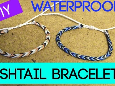 DIY Fishtail Braid Wax String Friendship Bracelets | Tutorial Inspired by Pura Vida Bracelets!