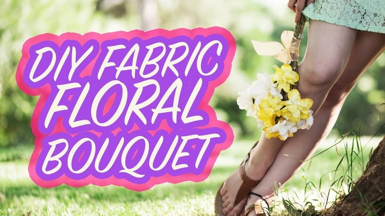 DIY Floral Bridal Bouquet | Tutorial for Handmade Flower Stems | Damsels in DIY