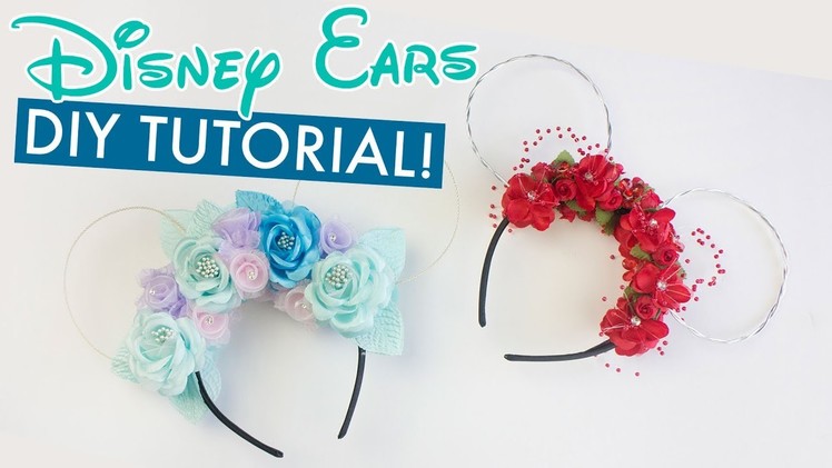 DIY Floral Disney Ears Tutorial | BalsaCircle.com