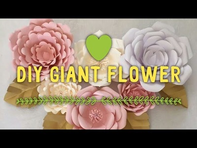 DIY How To | Giant Paper Flower Backdrop | Giant Paper Flower Tutorial #2