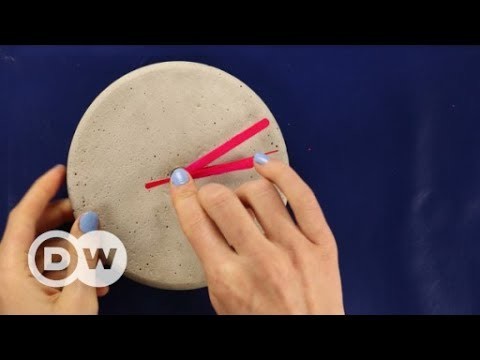 DIY - How to make a concrete clock