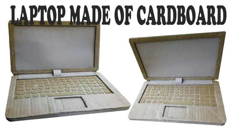 DIY | How to make laptop from cardboard EASY TUTORIAL