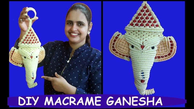 DIY How to Make Macrame Ganesha