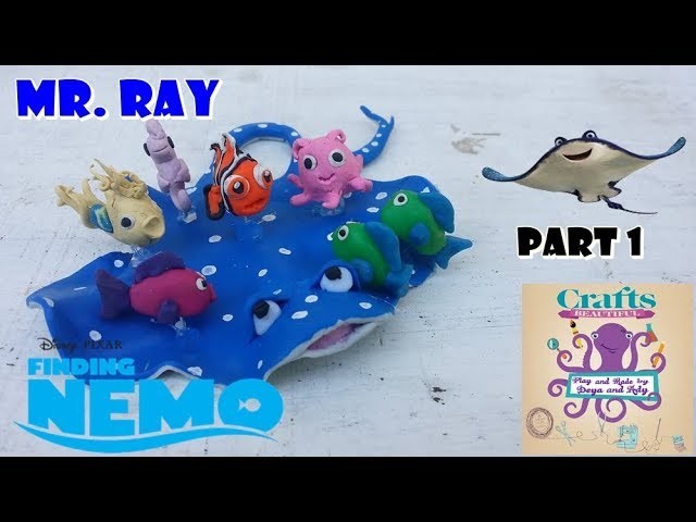 DIY: How to make polymer clay  MR .RAY from Finding Nemo TUTORIAL Part 1