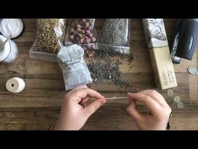 DIY Lavender, Rose, and Chamomile Tea Bag Sachets by Stampington & Company
