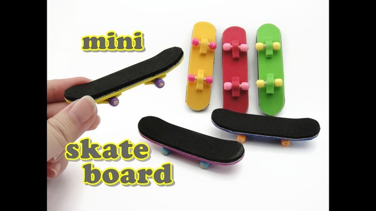DIY Mini Doll Accessories Skateboard