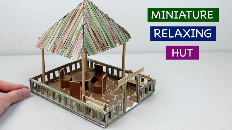 DIY Miniature Hut Seating| Easy & Quick Craft ideas for Kids