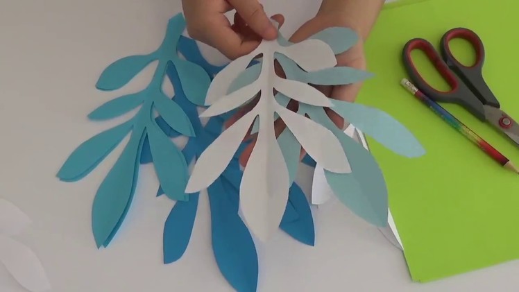 DIY Paper Leaf Tutorial
