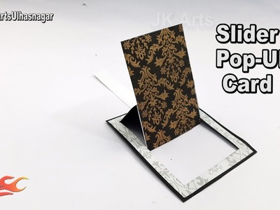 DIY Pop Up Slider Card for Scrapbook | JK Arts 1255
