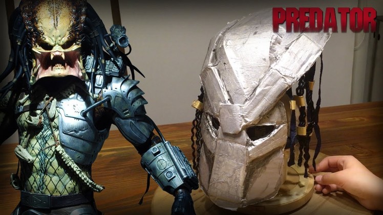 DIY Predator Bio-mask- cheap cardboard tutorial