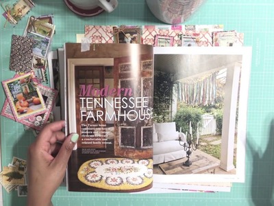 DIY - Recycled & Repurposed Magazine Images & Old Book Pages Into Embellishments