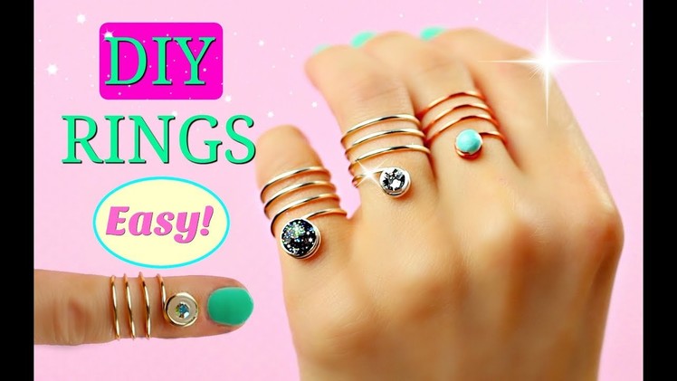 DIY rings | No tools! | DIY Easy rings