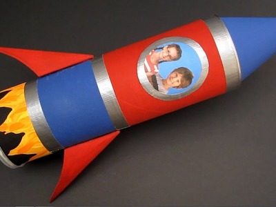 DIY Rocket Ship Pencil Case | Back to School Craft | Recycled Crafts Ideas For Kids