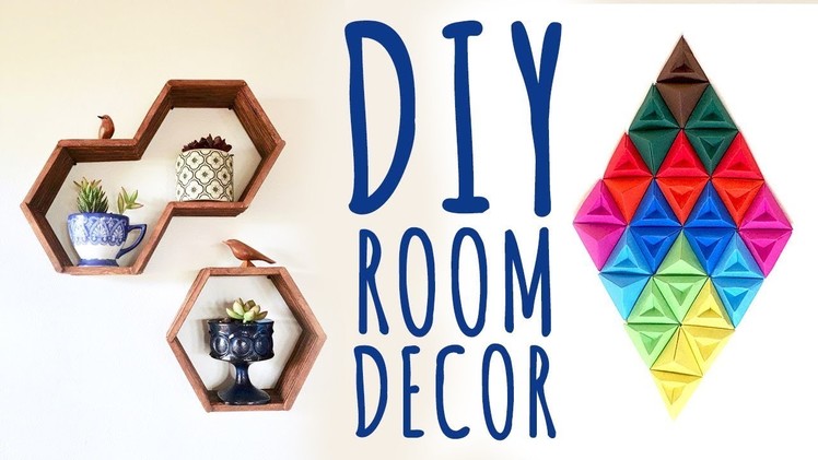 DIY Room Decor & Organization For 2017 - EASY & INEXPENSIVE Ideas! #02