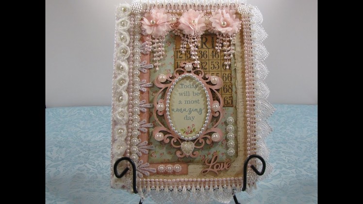 DIY Shabby Chic Altered Composition Notebook Process Tutorial