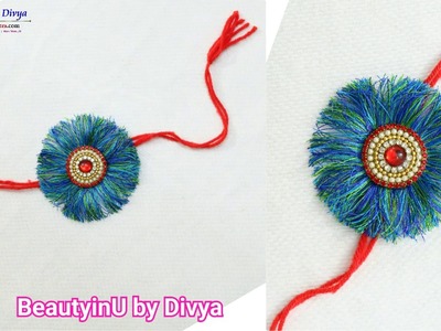 DIY | Simple and Beautiful Silk Thread Rakhi Making at home | Raksha Bandhan special | Tutorial