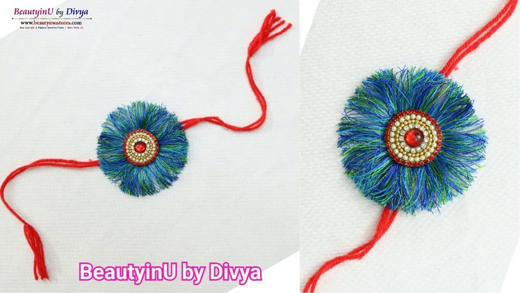 DIY | Simple and Beautiful Silk Thread Rakhi Making at home | Raksha Bandhan special | Tutorial