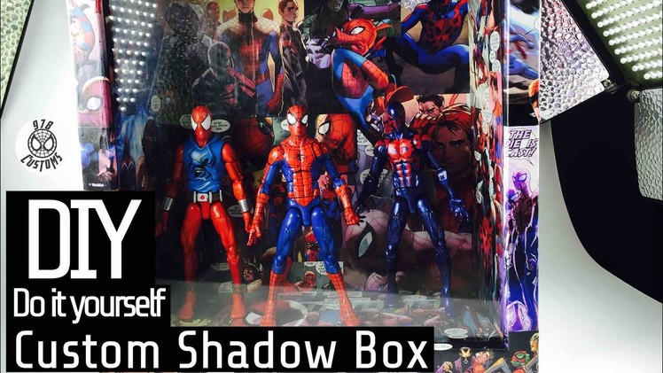 DIY: Spiderverse Shadow Box tutorial