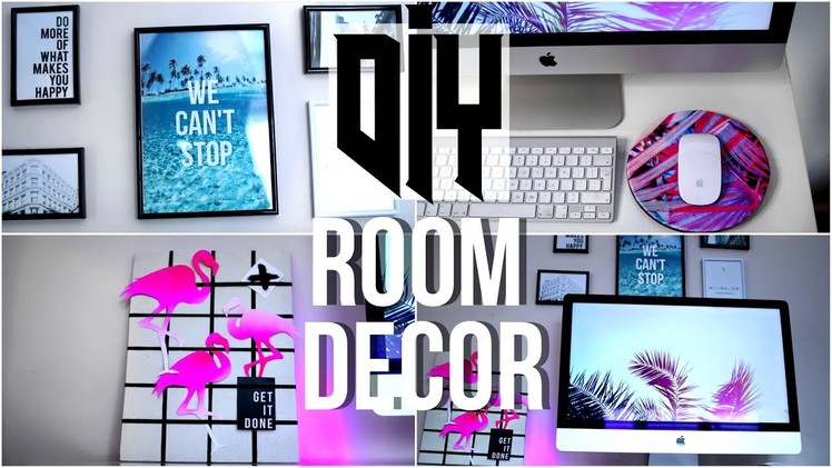 Diy Tumblr Room Decorations 2017! Diy Summer Room Decor!