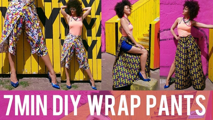 ???????? DIY WRAP PANTS IN 7MIN?! ???????? COSTA RICA & PINTEREST INSPIRED ???????? DIY CLOTHES
