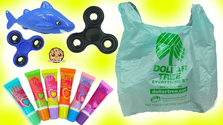 Dollar Tree Haul Fidget Spinners , Yummy Scented Lip Gloss Makeup , Craft Ideas - Cookie Swirl C