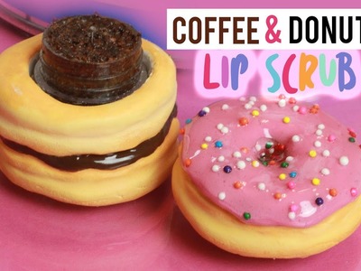 Donut & Coffee Lip Scrub : DIY : Sculpting & Painting Tutorial