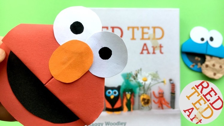 Easy Elmo Bookmark DIY - Cute Corner Bookmark DIY Ideas