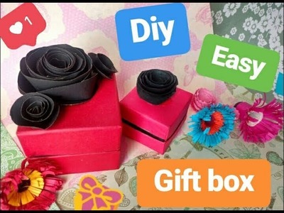 EASY GIFT BOX TUTORIAL| DIY| RING BOX | SSAC VIDEOS | SAI ASHTIKAR