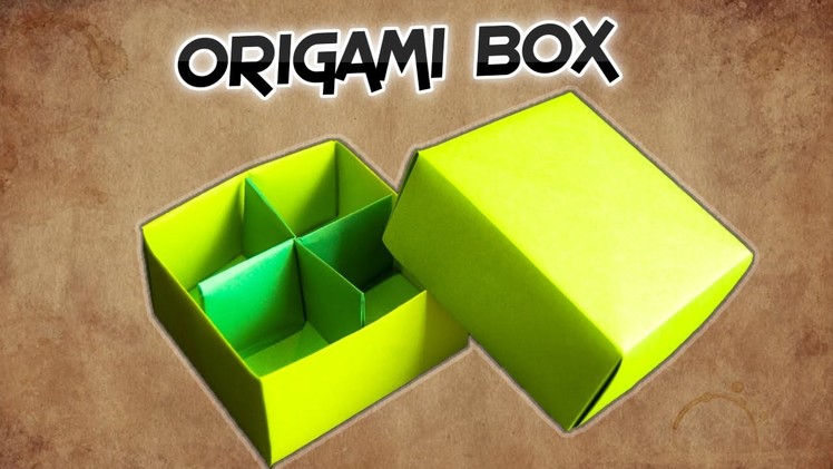 Easy Handmade Origami Box Tutorial || How To Make a DIY Paper Box with One Sheet of Paper|| RxFact