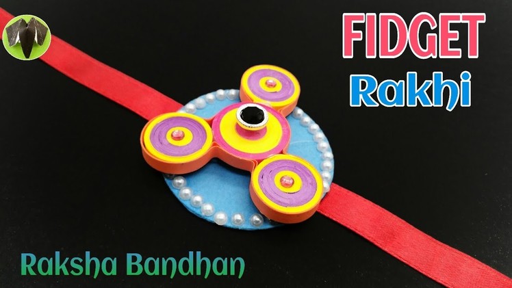 Fidget Spinner Rakhi  bracelet for Raksha Bandhan (Design 18) - राखी |DIY | Handmade | Tutorial -752
