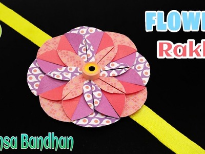Flower Rakhi Bracelet for Raksha Bandhan (Design 21) - राखी | DIY | Handmade | Tutorial - 760