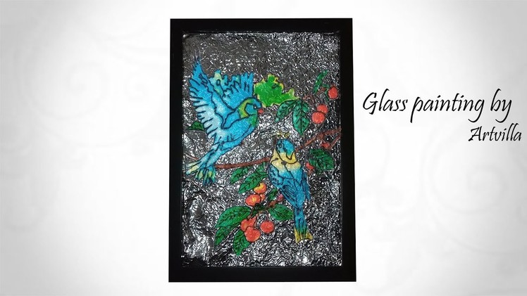 Glass Painting tutorial | DIY | Artvilla