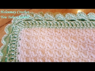 Helenmay Crochet My Little Sweet Pea Quick Easy Beginner Baby Blanket DIY Video Tutorial